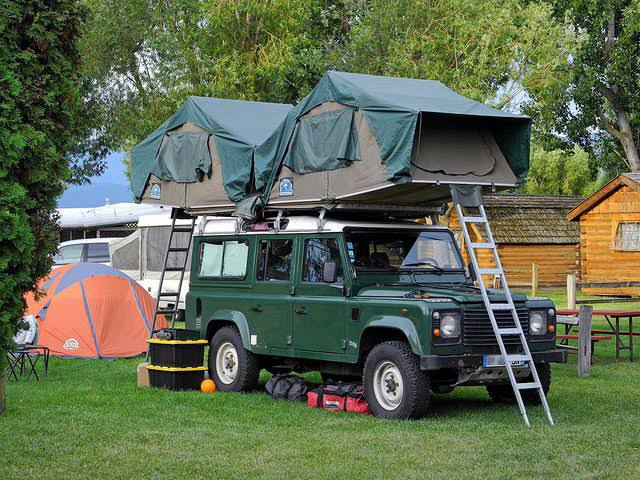Roof-top tent car rental from Nairobi Airport