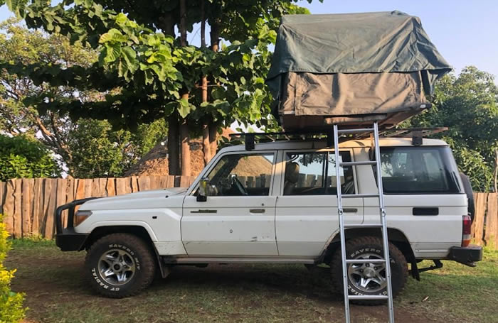Tanzania self-drive roof-tent safari car hire