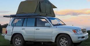 Roof-top tent Land Cruiser hire Rwanda