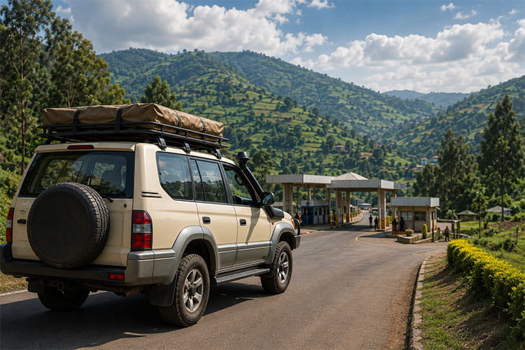 Car hire near Volcanoes National Park Rwanda